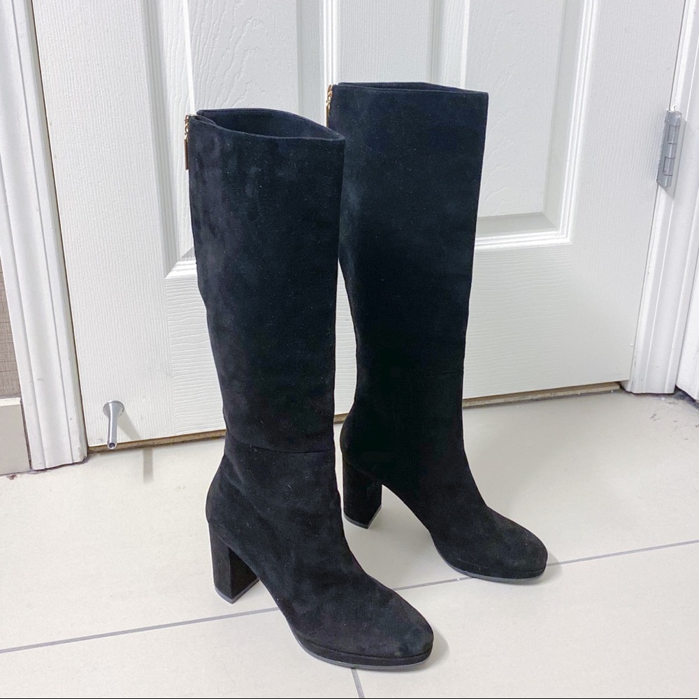 new Stuart Weitzman suede boots